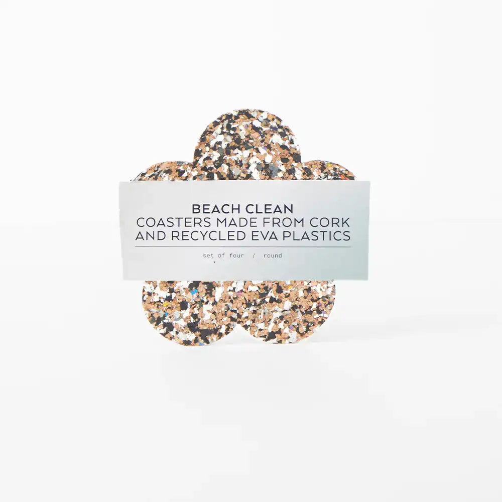 Beach Clean Flower Coasters - Set Of 4 - LIGA