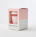 12oz Glass Reusable Coffee Cup - Pink Flamingo
