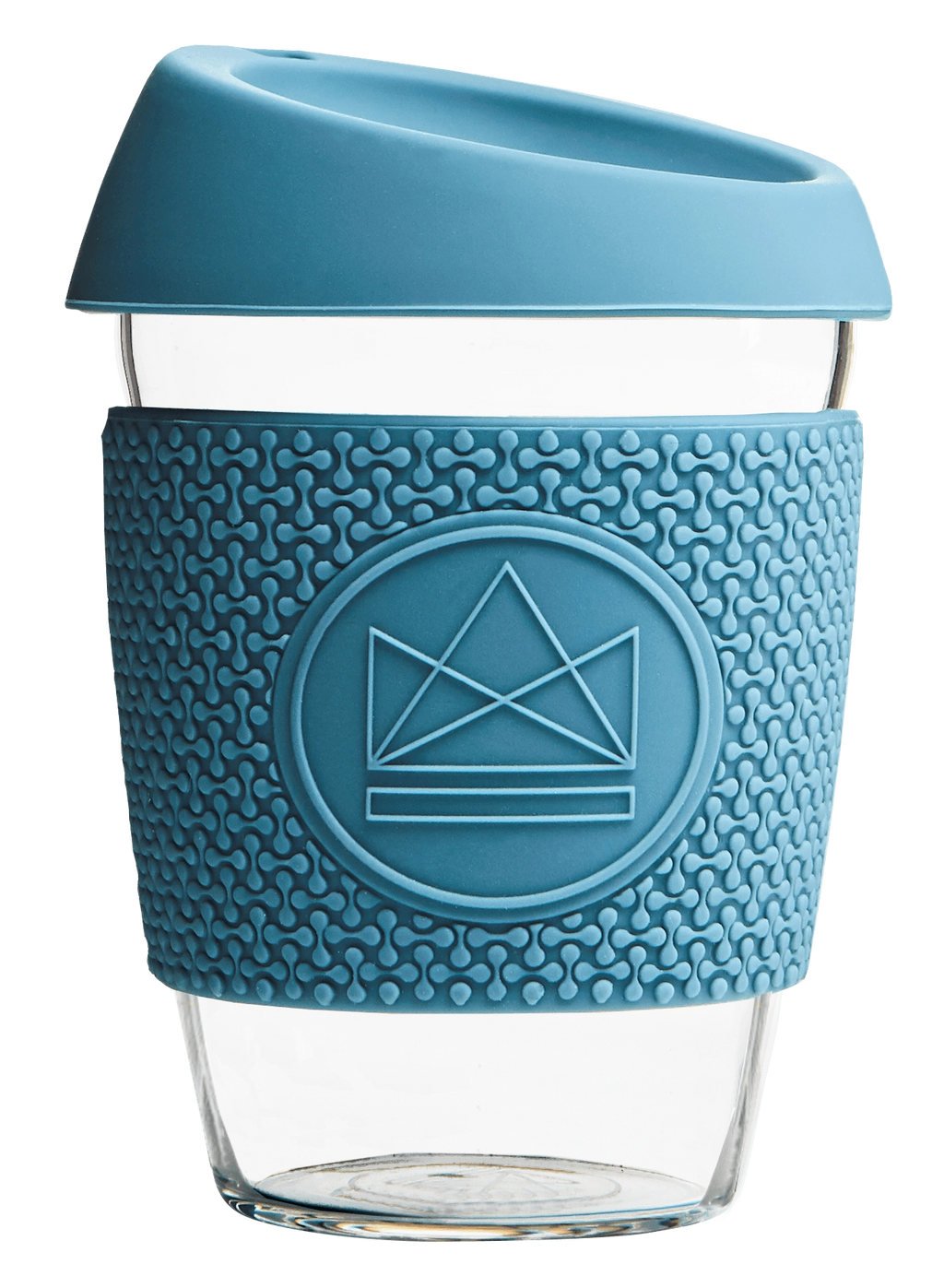 12oz Glass Reusable Coffee Cup - Super Sonic