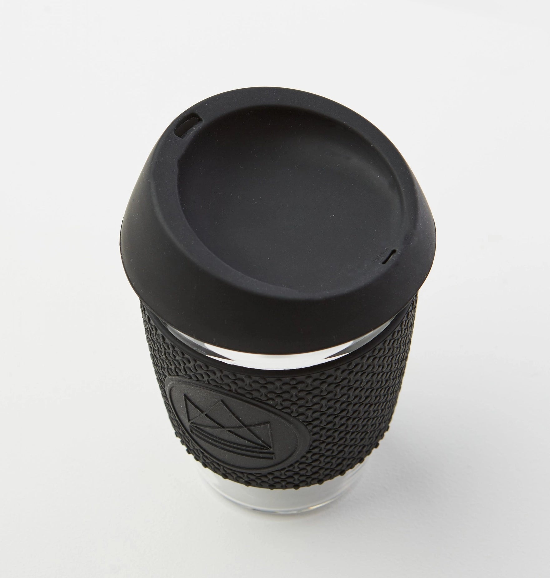 12oz Glass Reusable Coffee Cup - Rock Star