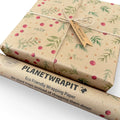 Christmas Berries Recycled Kraft Gift Wrapping Paper