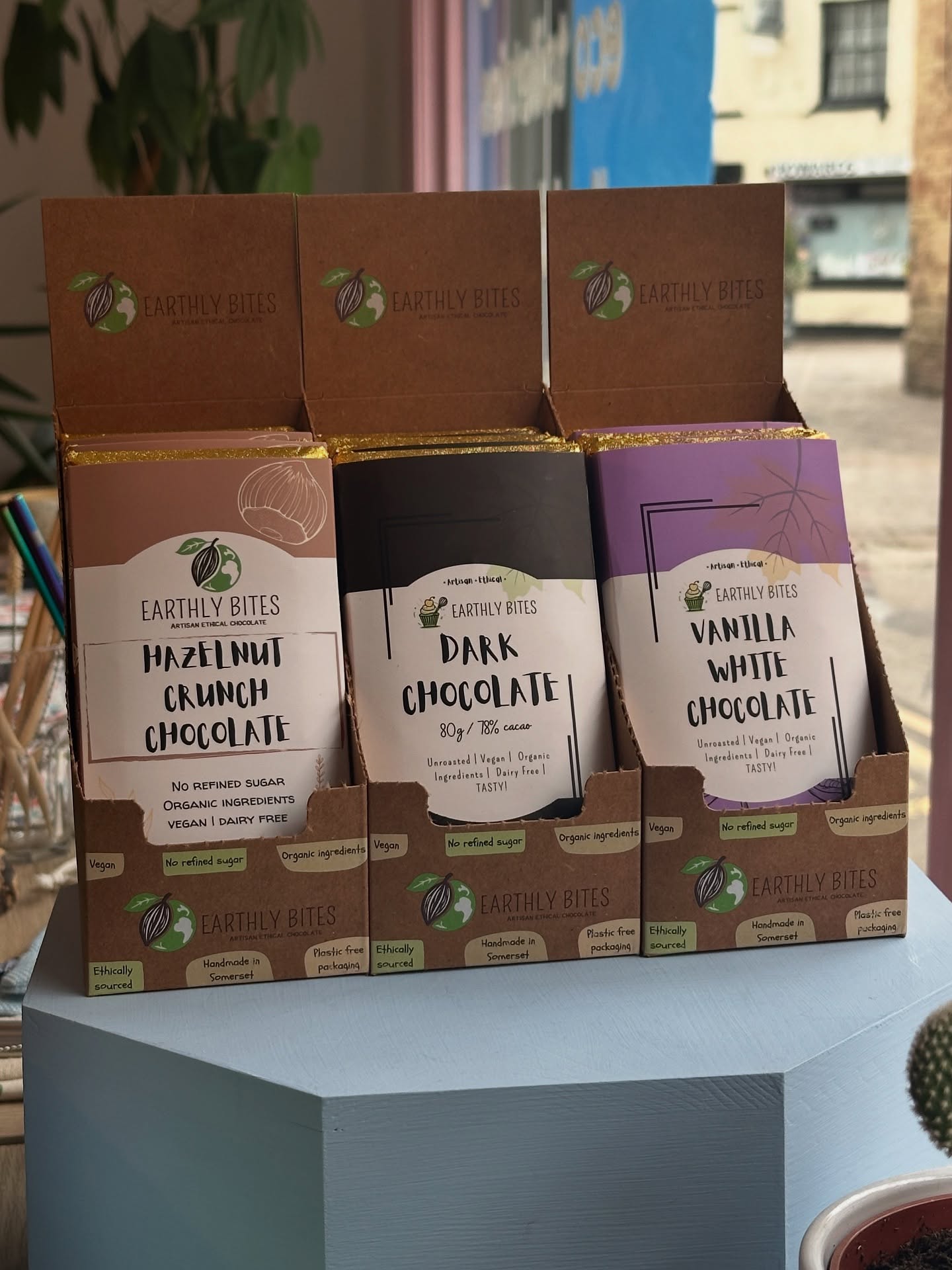 Earthly Bites Dark Vegan Chocolate Bars