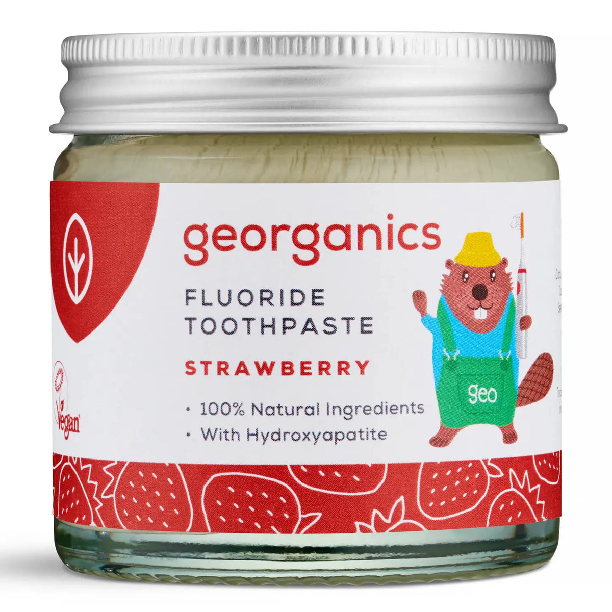 Geokids Strawberry Fluoride Toothpaste