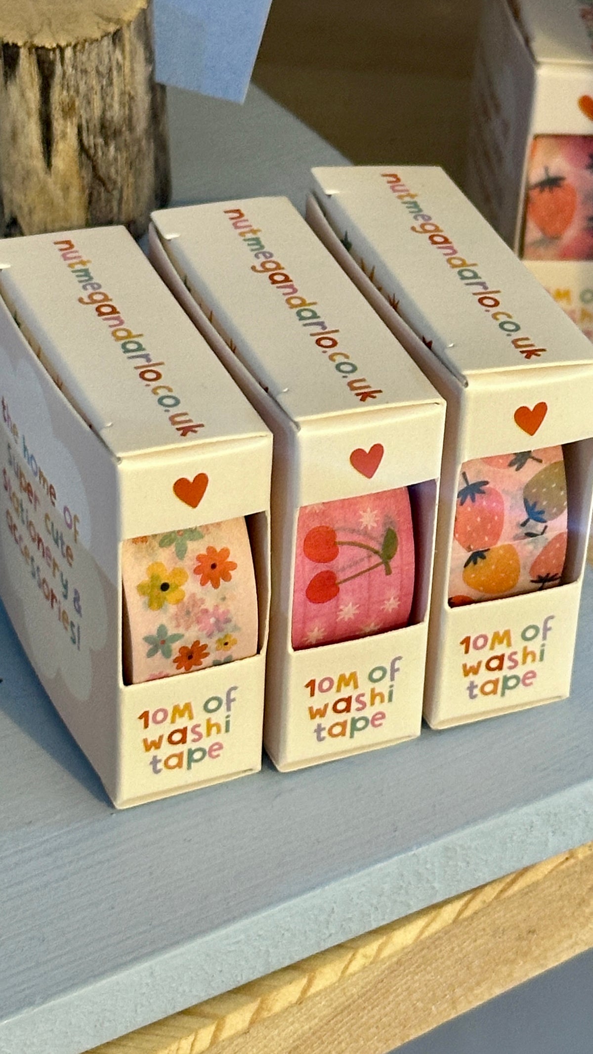 Plastic-free Decorative Washi Tapes