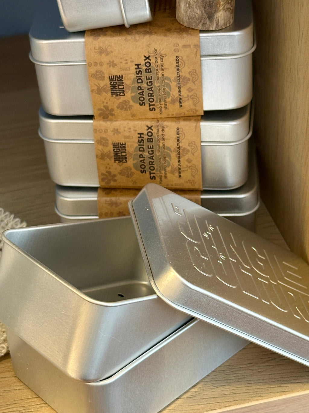 Metal Travel Soap Storage Tin