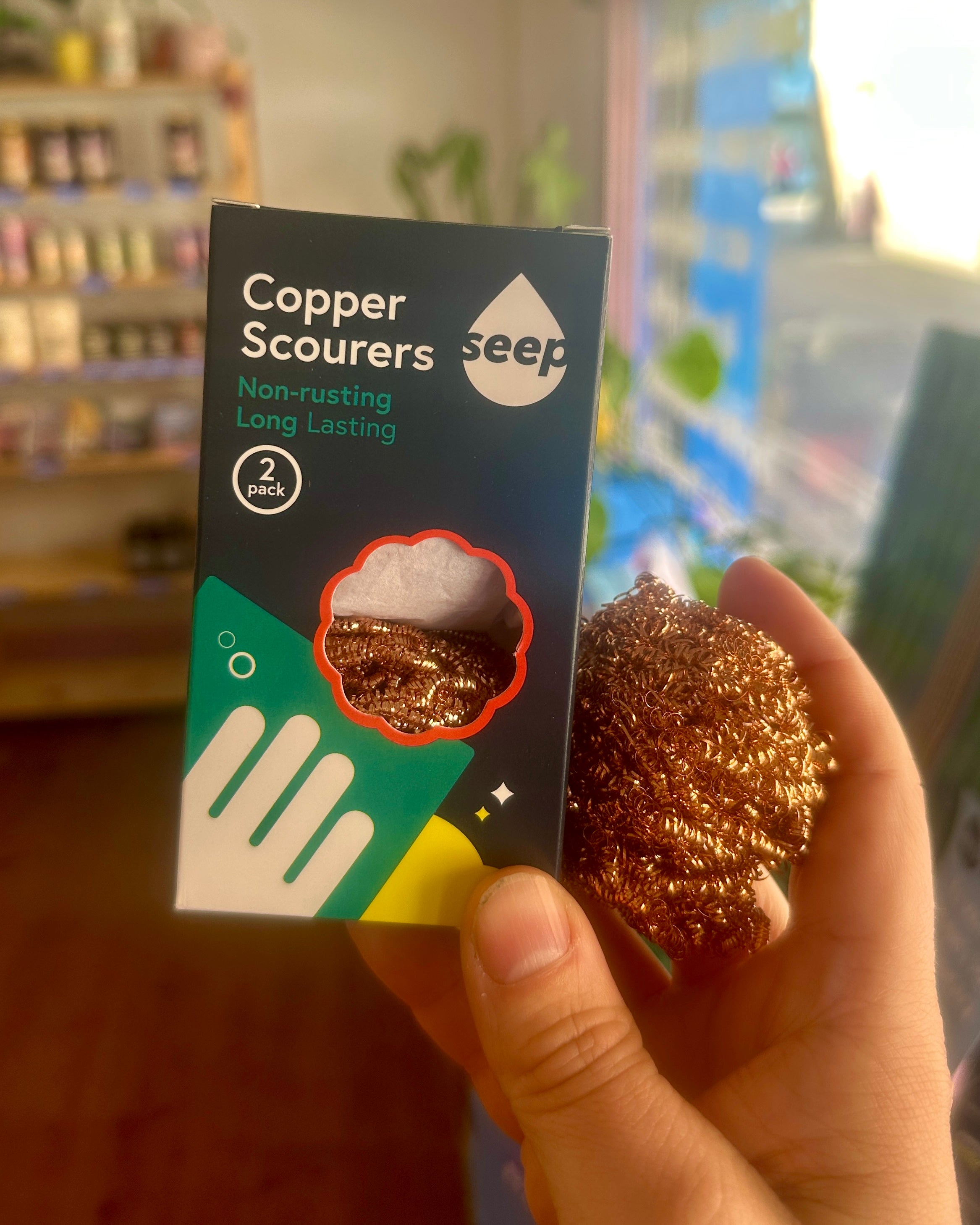 Copper Scourers 2 Pack - Seep