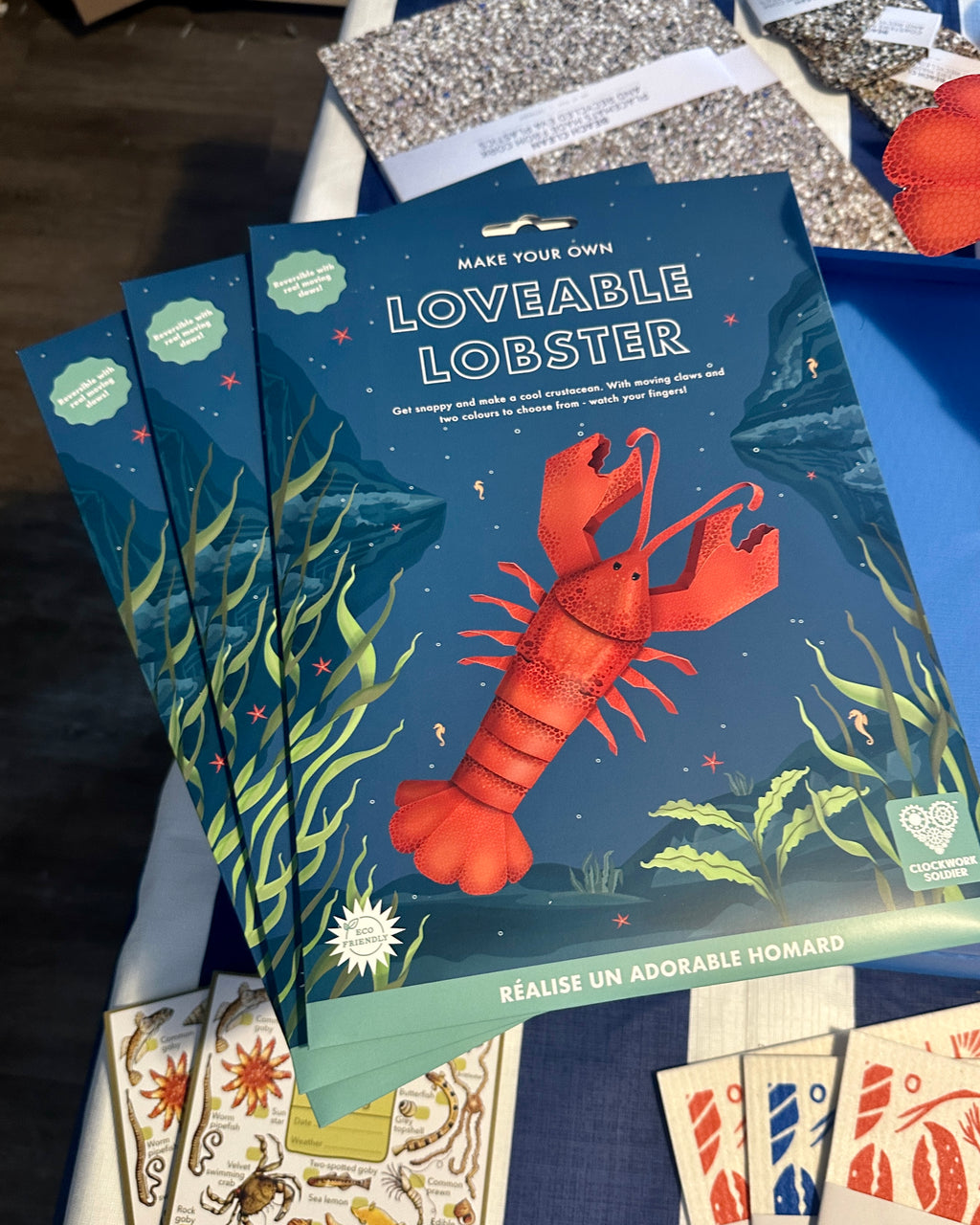 Create Your Own Lobster Cardstock Kit