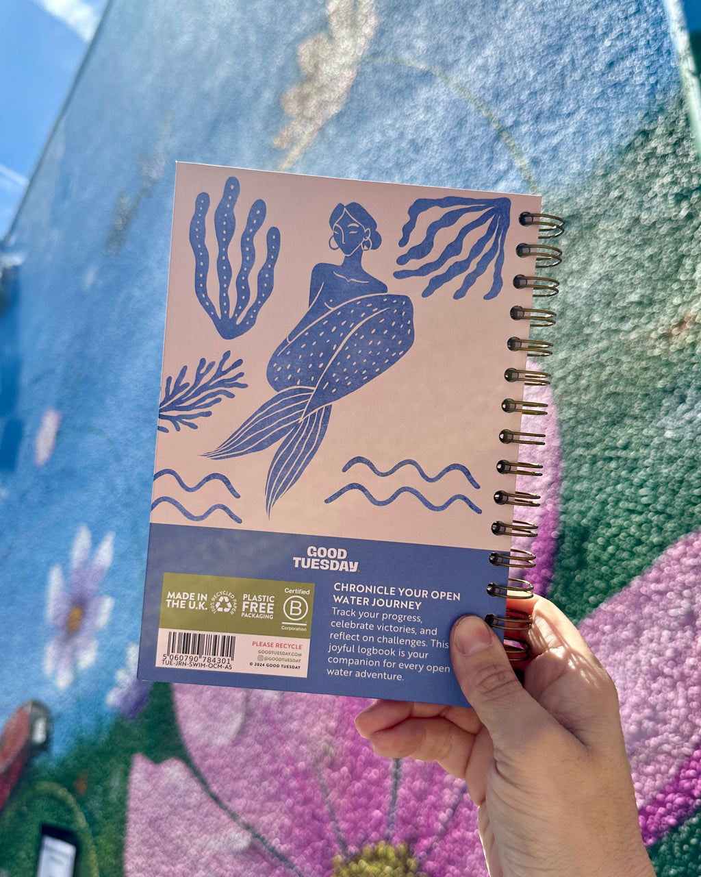 Wild Swimming Journal - Ocean Mermaid Cover