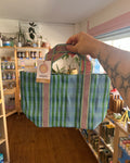Recycled Woven Lunch Bag - Ocean