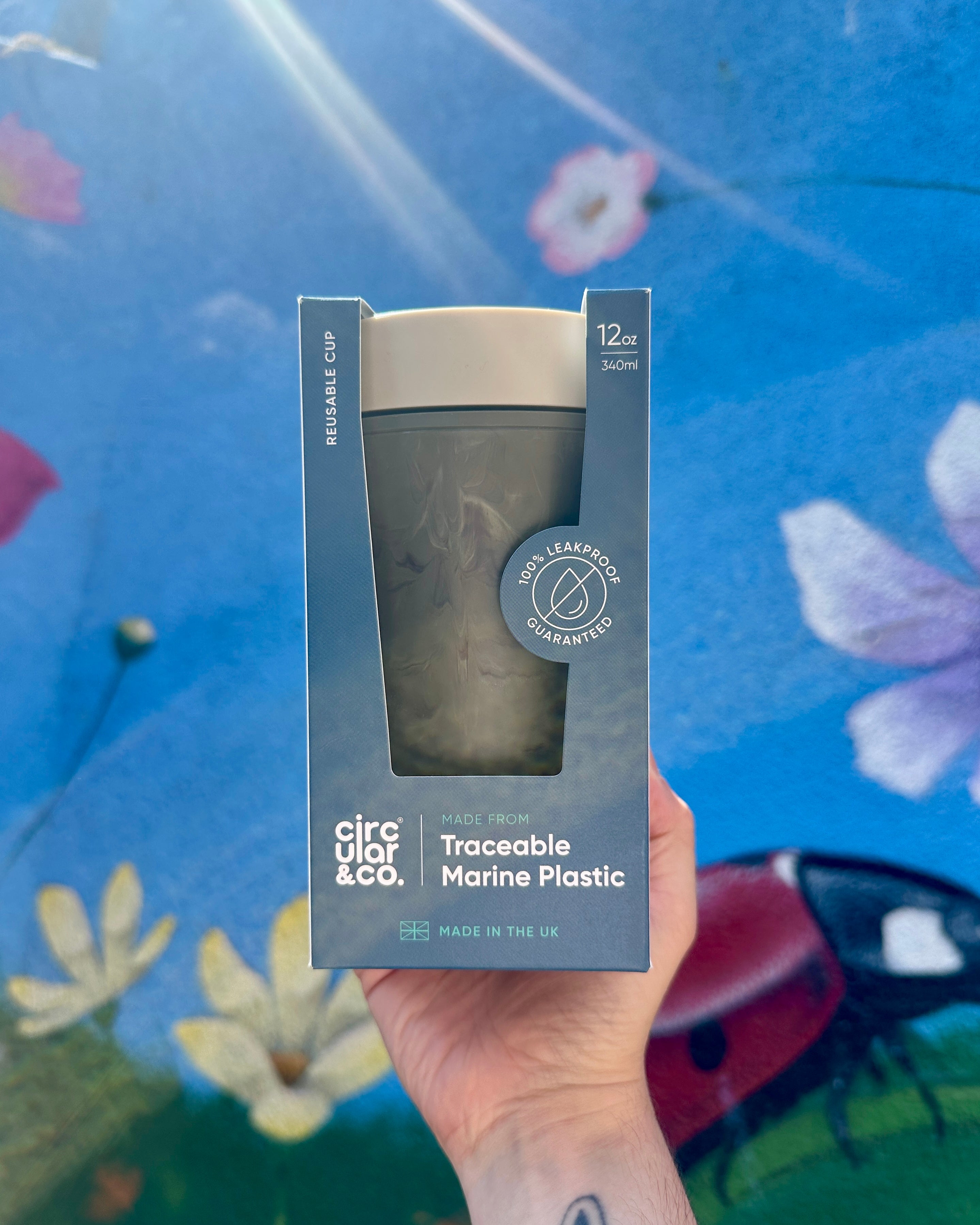 12oz Reusable Coffee Cups Made From Traceable Marine Plastic - Circular & Co