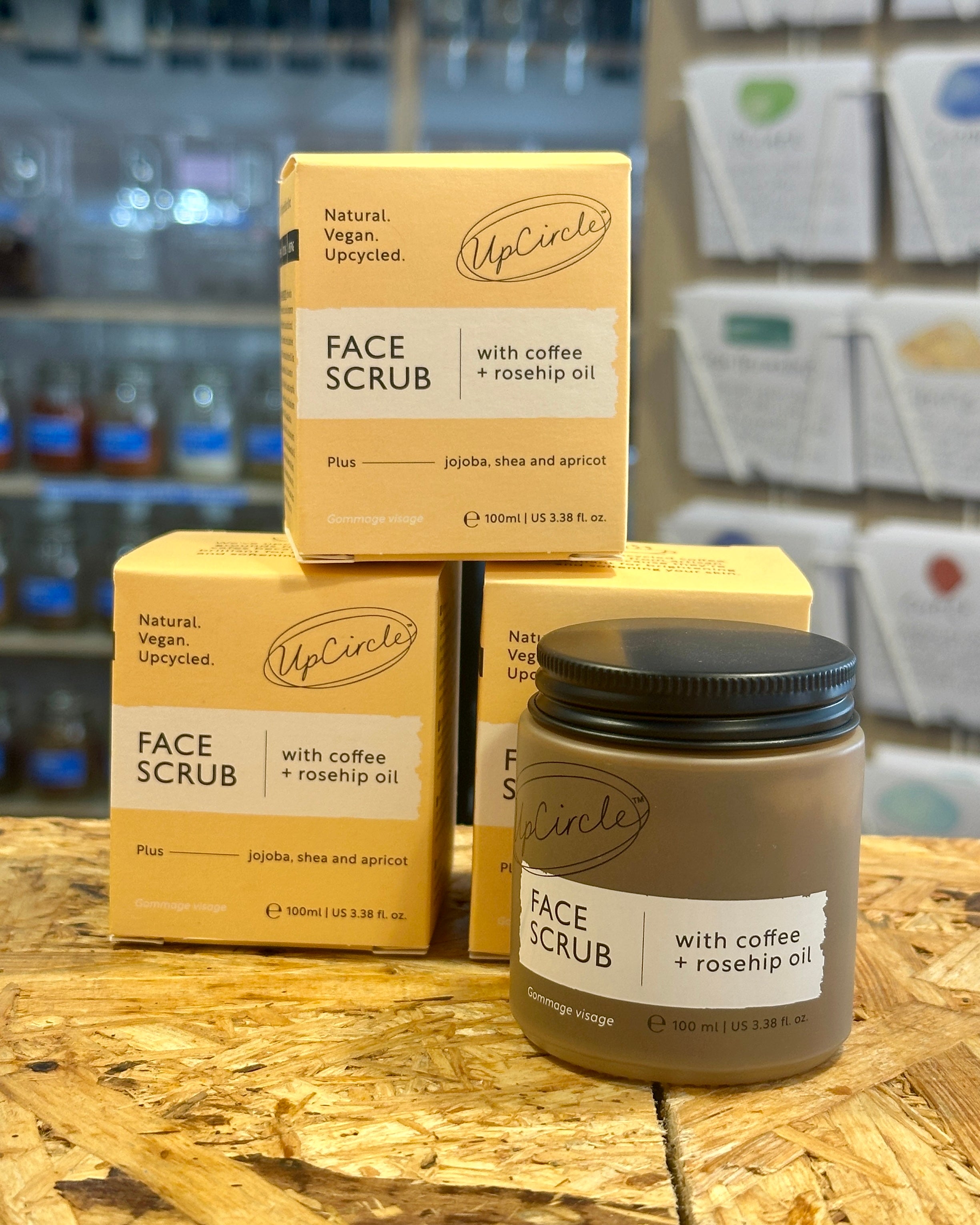 UpCircle Vegan Face Scrub with Coffee + Rosehip Citrus Blend