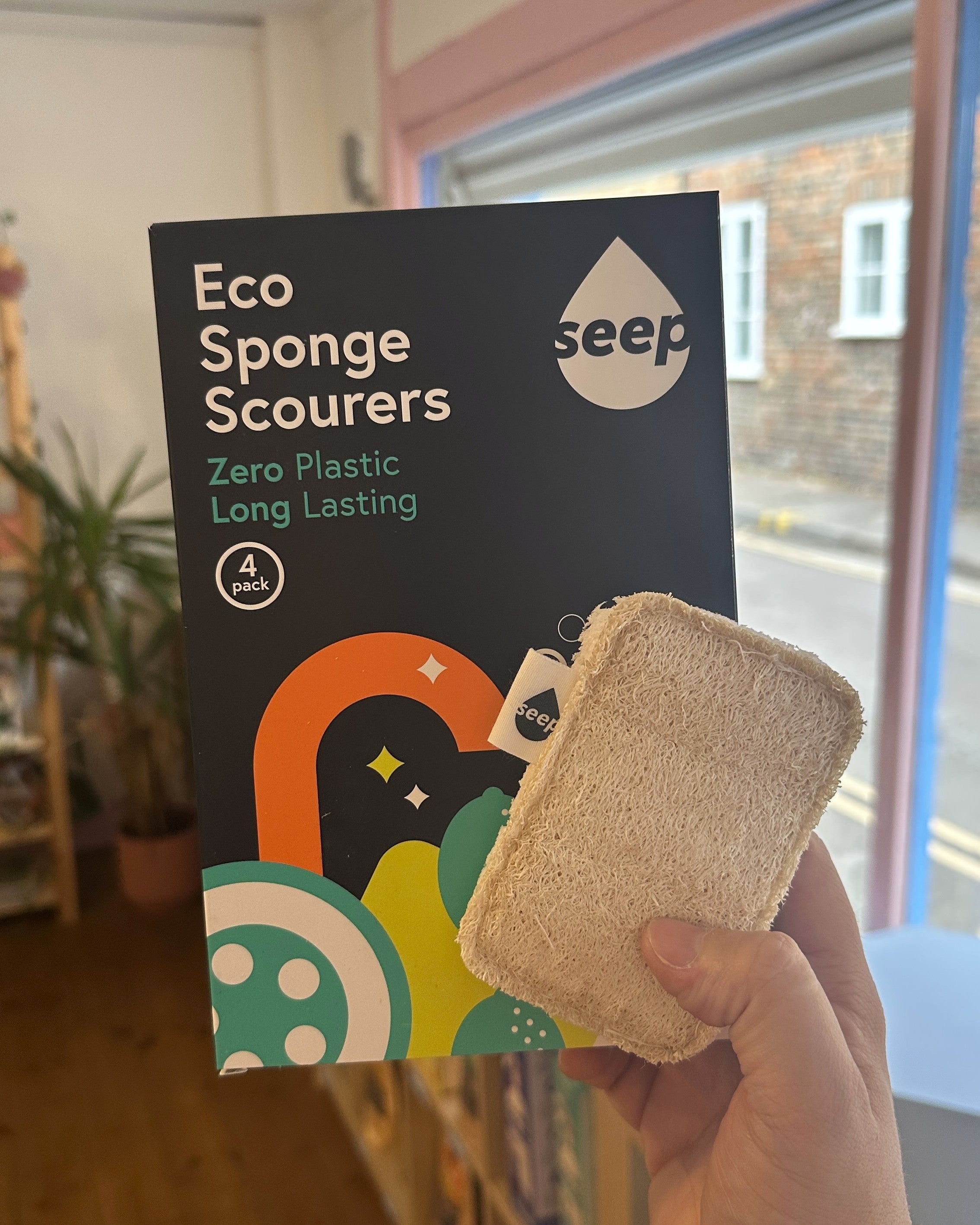 Eco Sponge Scourer 4 Pack