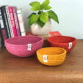 Small Jute Bowl Sets - Fire