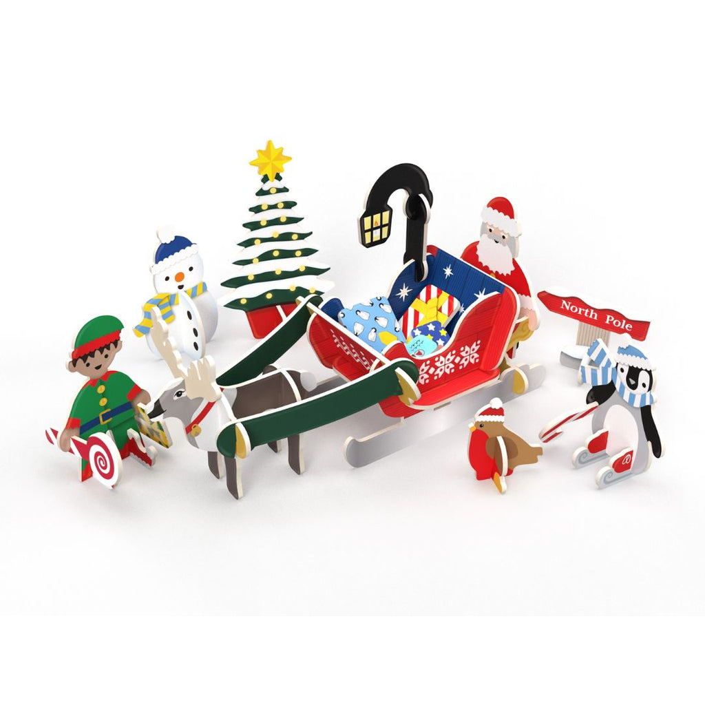 Santa's Midnight Sleigh Ride Playsets - PlayPress Toys