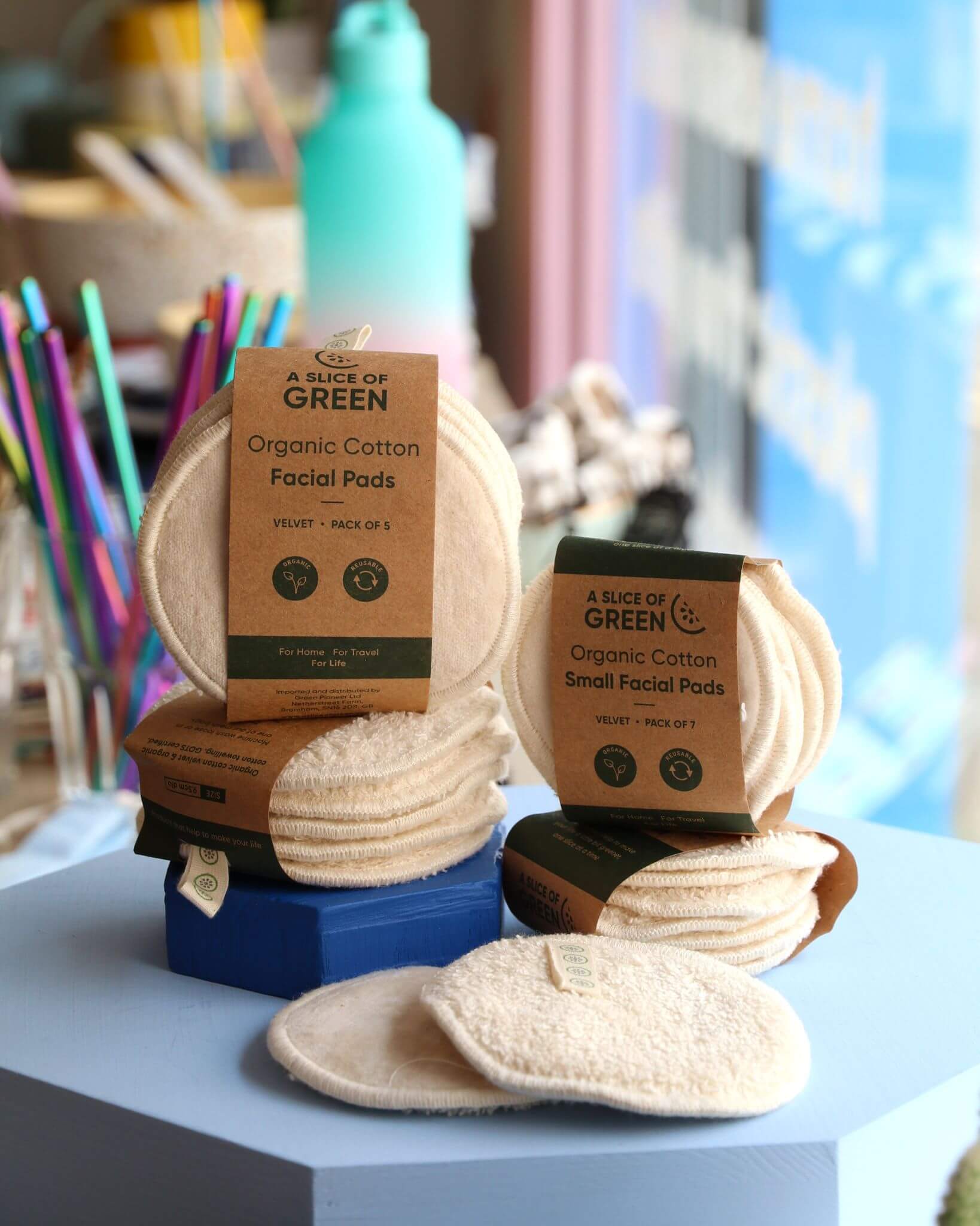 Reusable Organic Cotton Facial Wipes