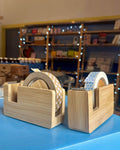 Bamboo Paper Tape Dispenser