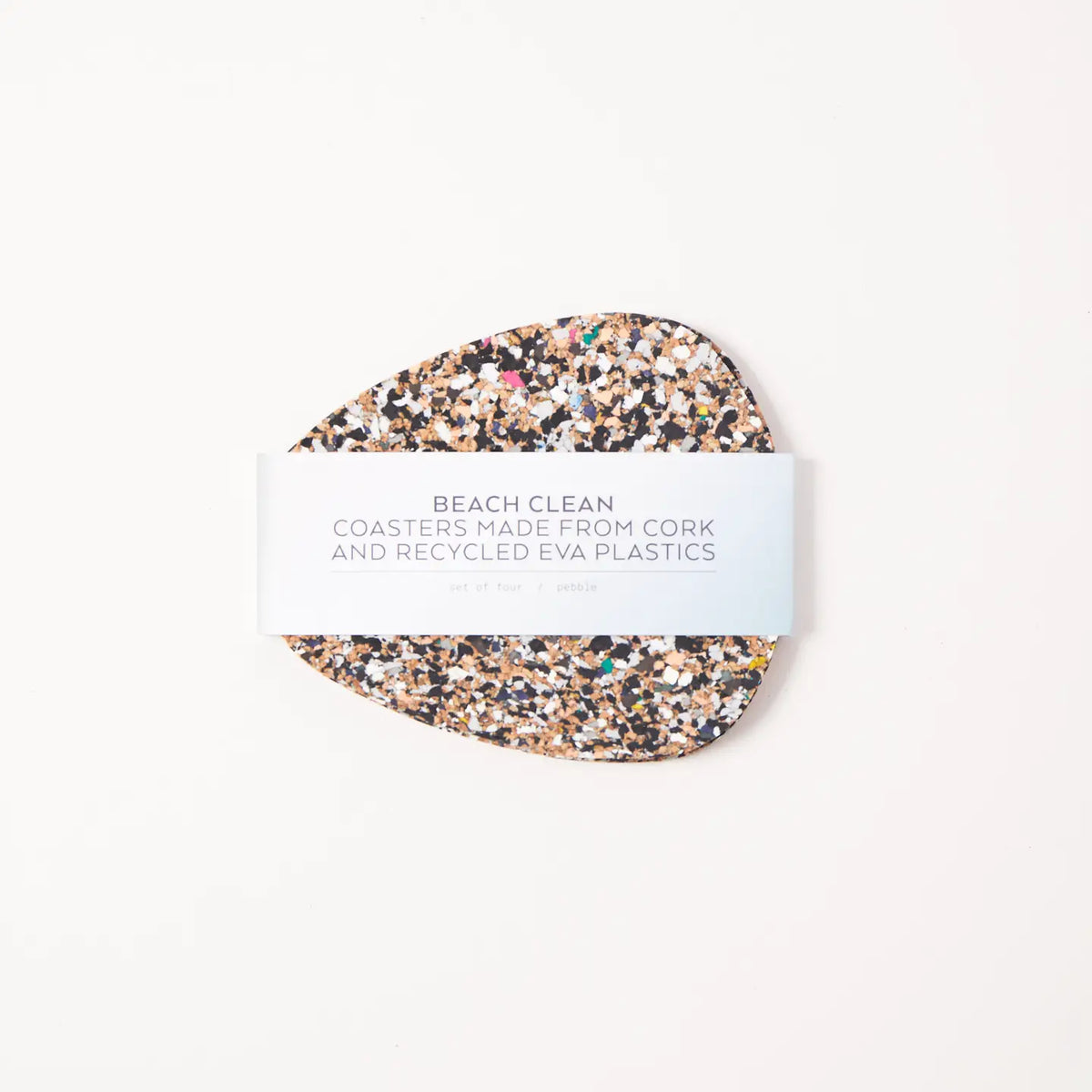 Beach Clean Pebble Coasters - Set Of 4 - LIGA