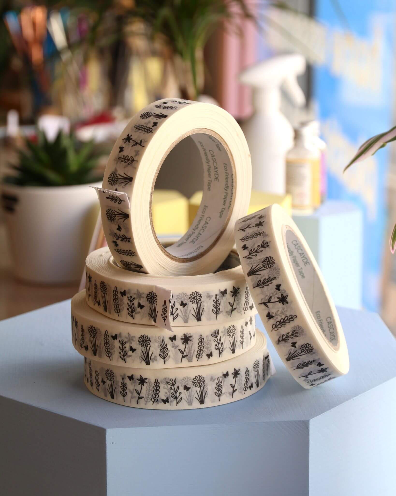 Butterflies + Flowers Paper Tapes