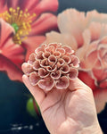 Ceramic Champagne Pink Hydrangea Flower - Chive UK