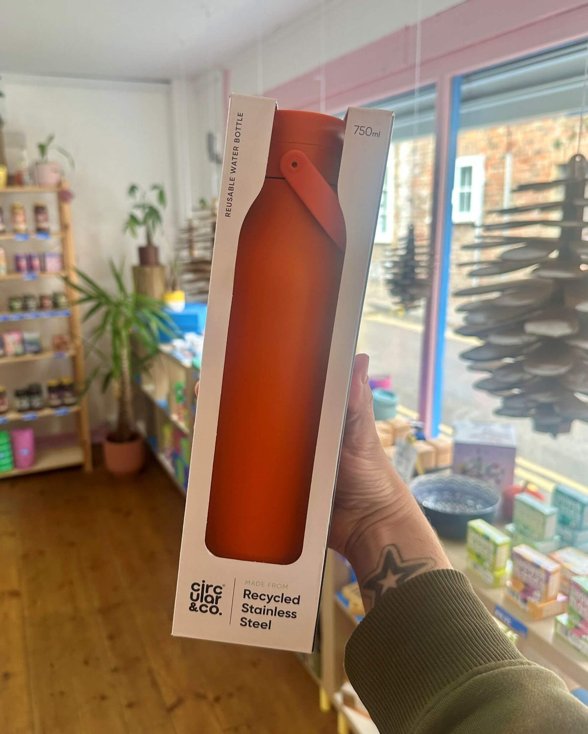 Sunrise Orange 750ml Stainless Steel Reusable Bottles
