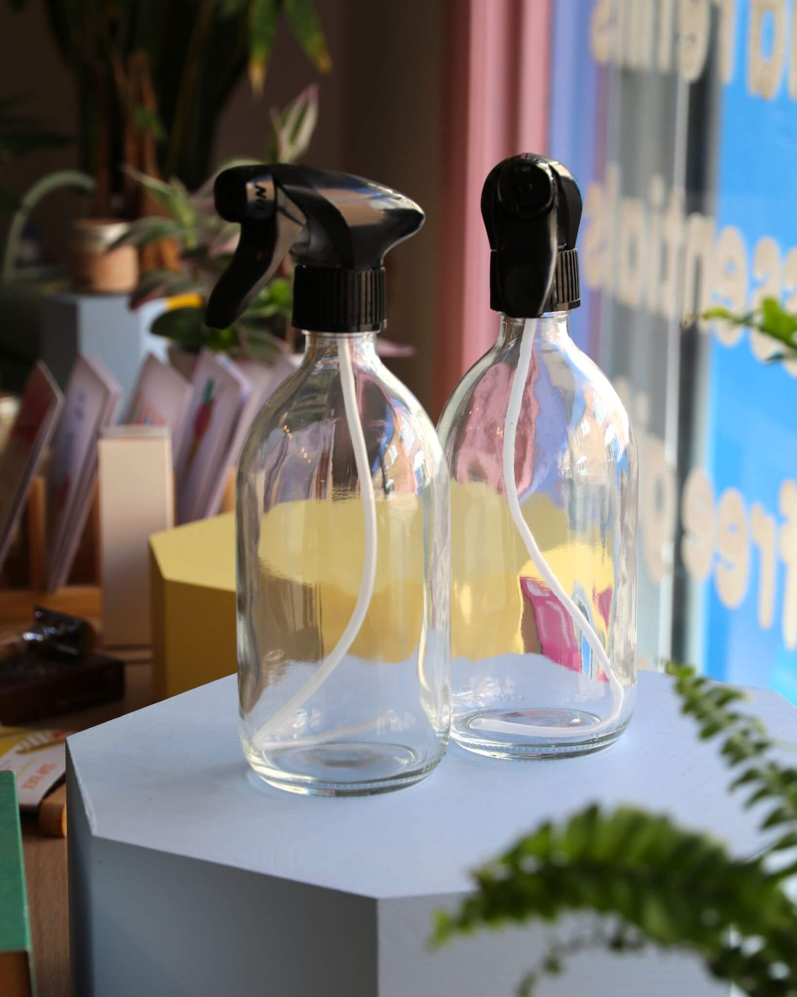 500ml Clear Glass Spray Bottles