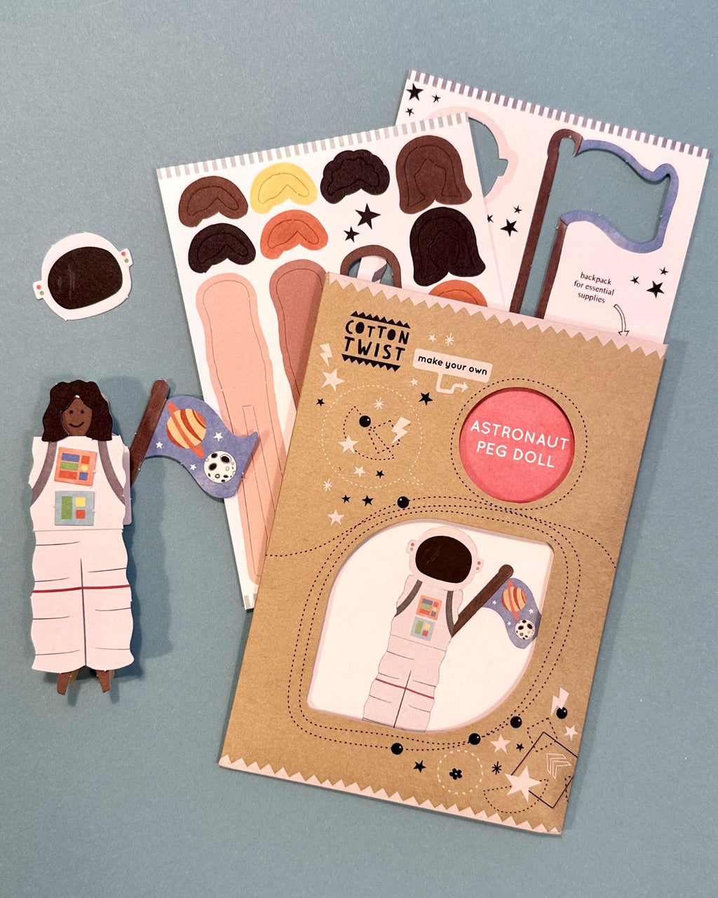 Make Your Own Astronaut Peg Doll