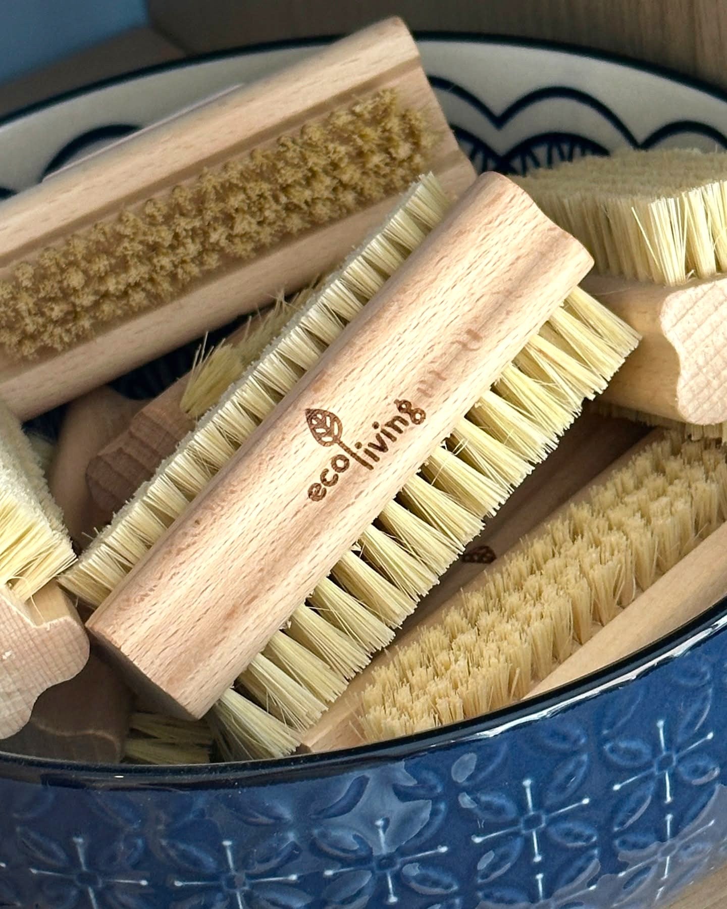 EcoLiving Beechwood Nail Brushes