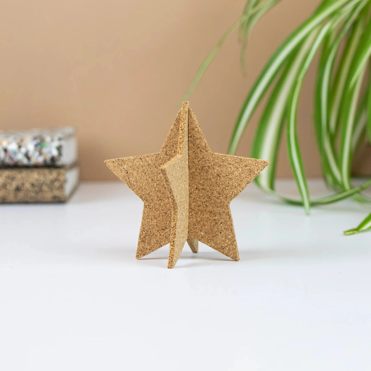 Christmas Star Cork Pop Out Decorations