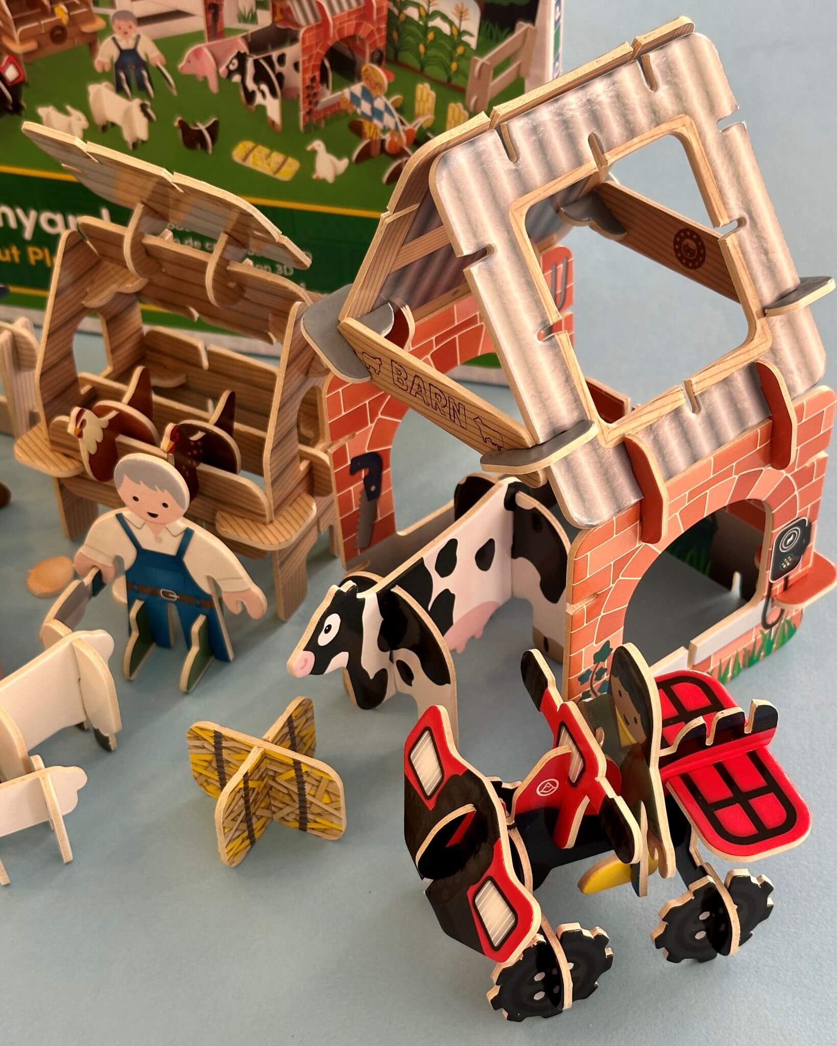 Farmyard Pop Out Playset - PlayPress Toys