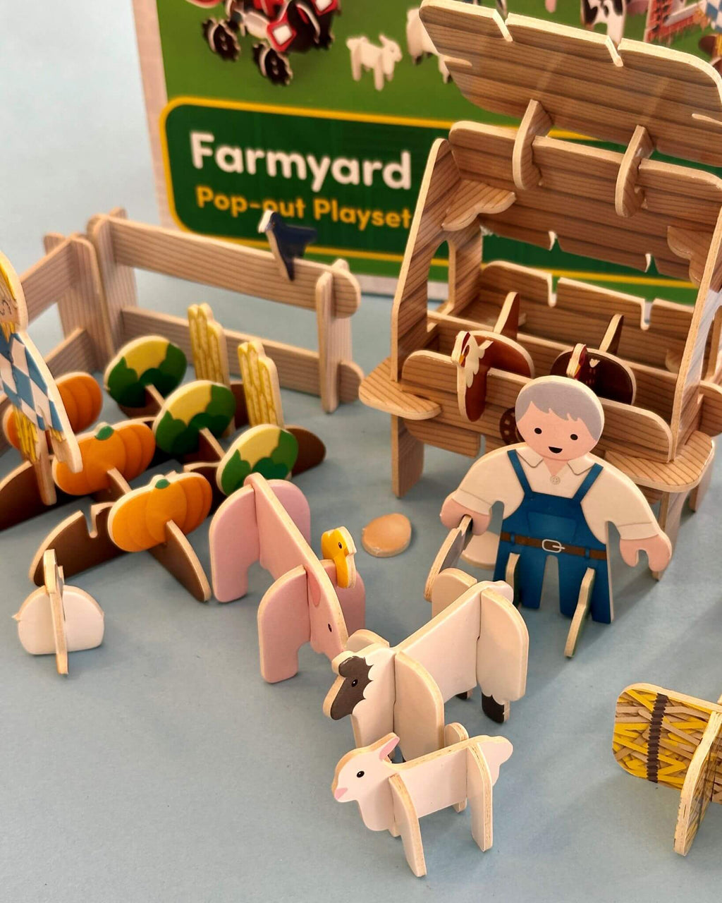 Farmyard Pop Out Playset - PlayPress Toys