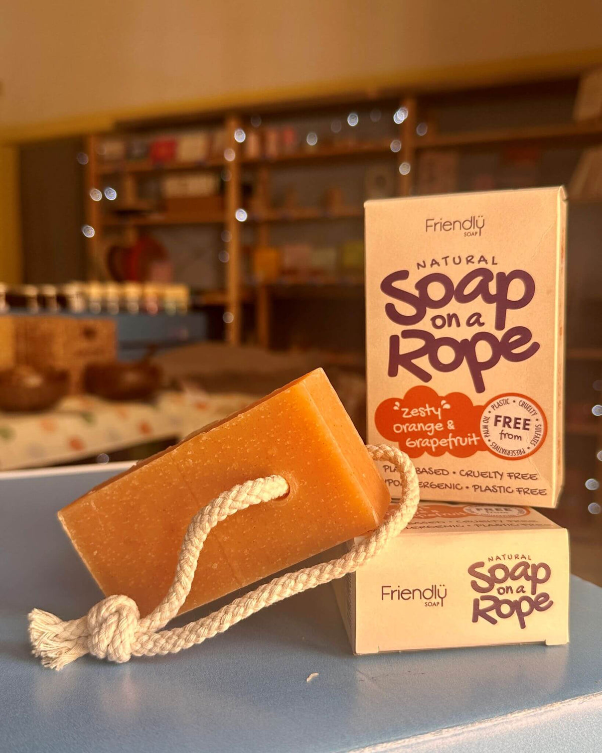 Orange + Grapefruit Soap On A Rope