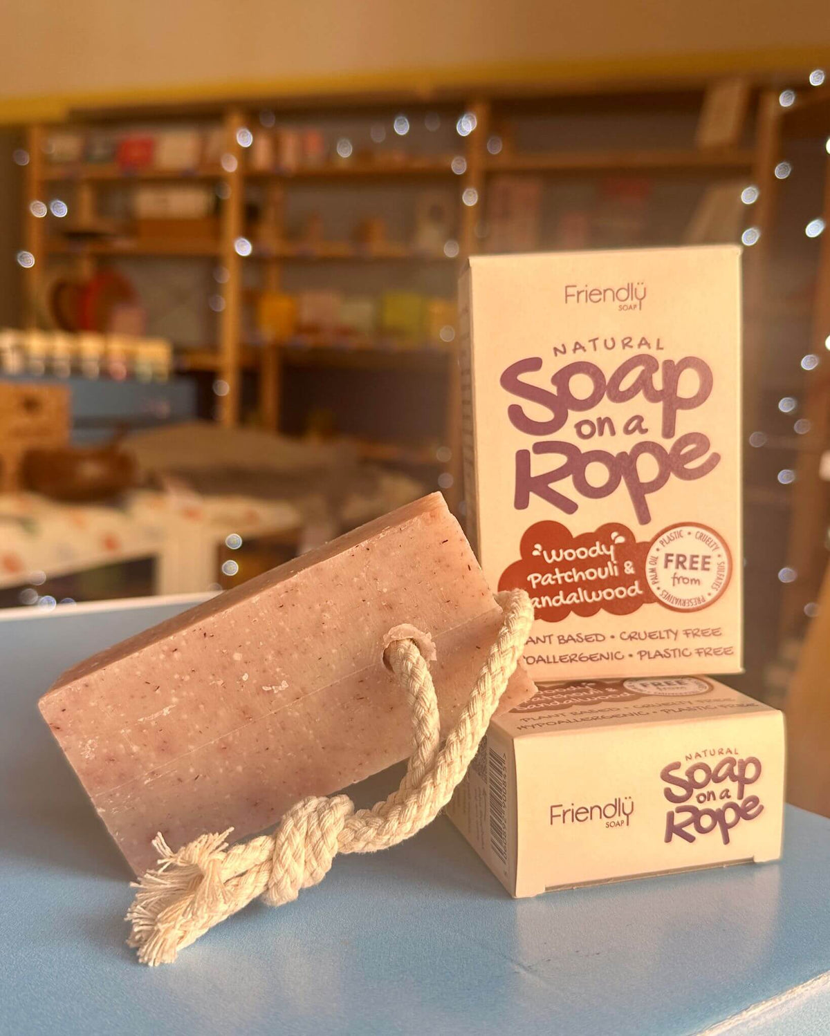 Patchouli + Sandalwood Soap On A Rope