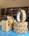 Eco Friendly Heart Paper Packaging Tape - 24mm