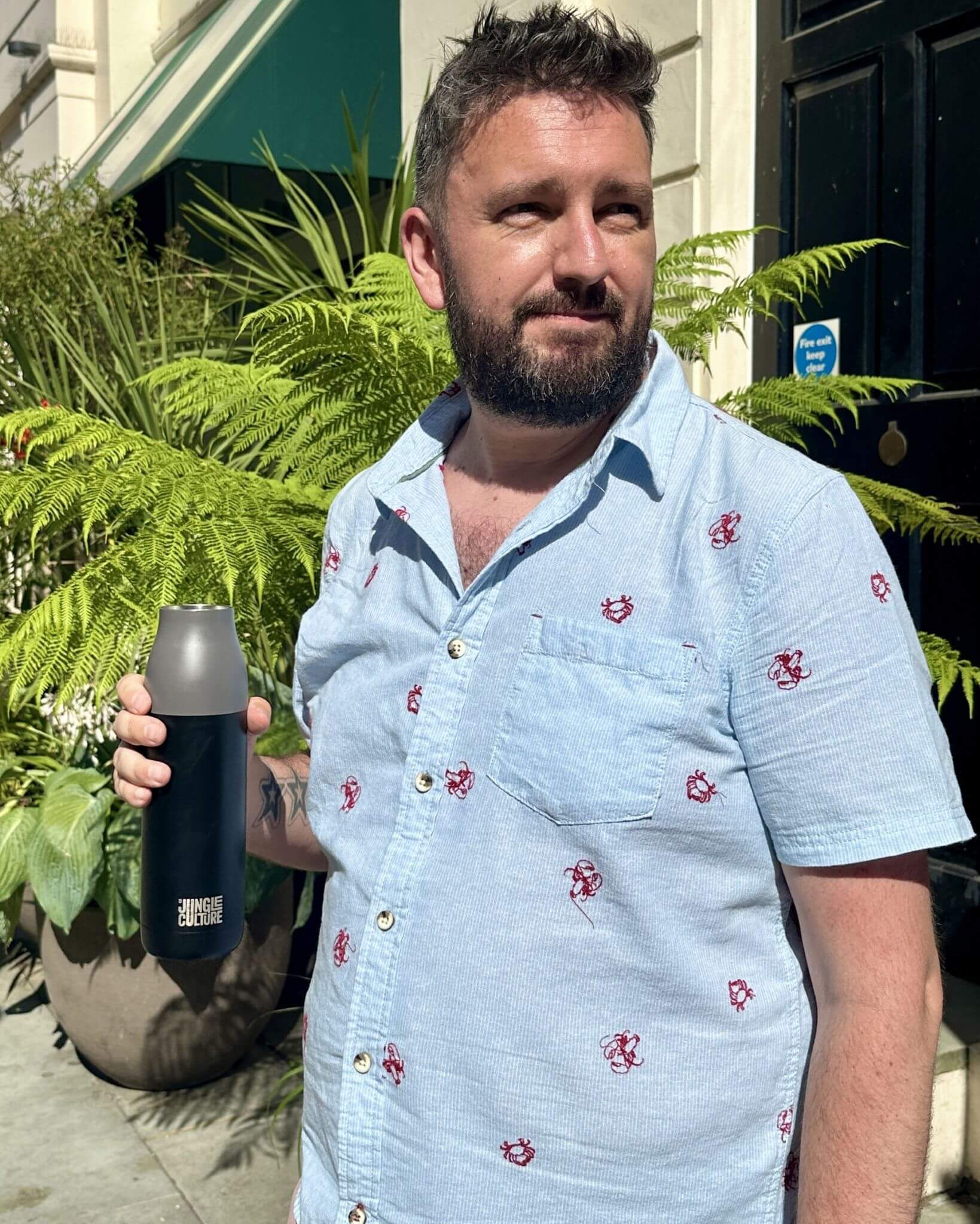 650ml Insulated Reusable Stainless Steel Drinks Bottles - Black