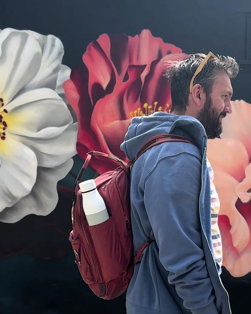 650ml Insulated Reusable Stainless Steel Drinks Bottles - White