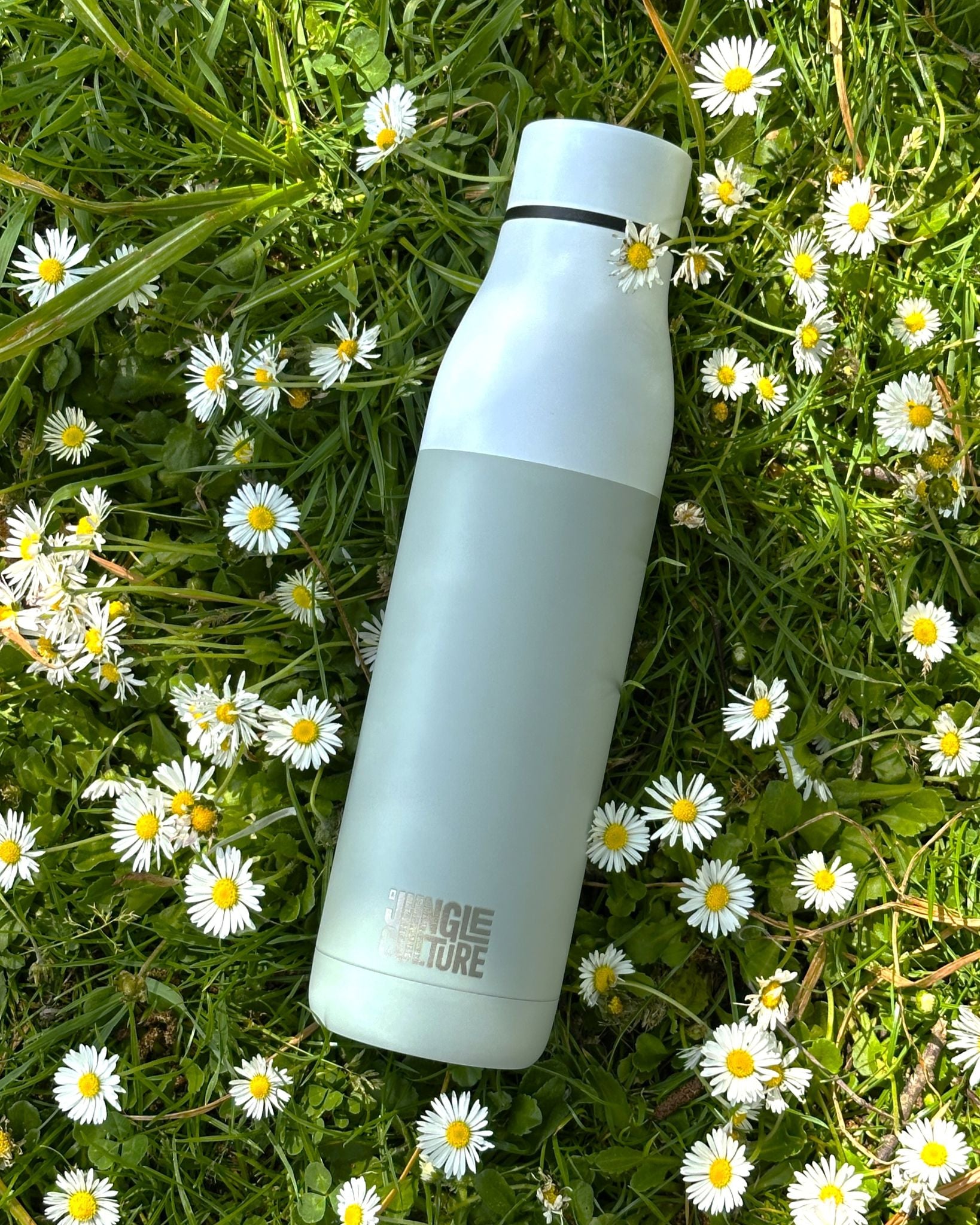 650ml Insulated Reusable Stainless Steel Drinks Bottles - White
