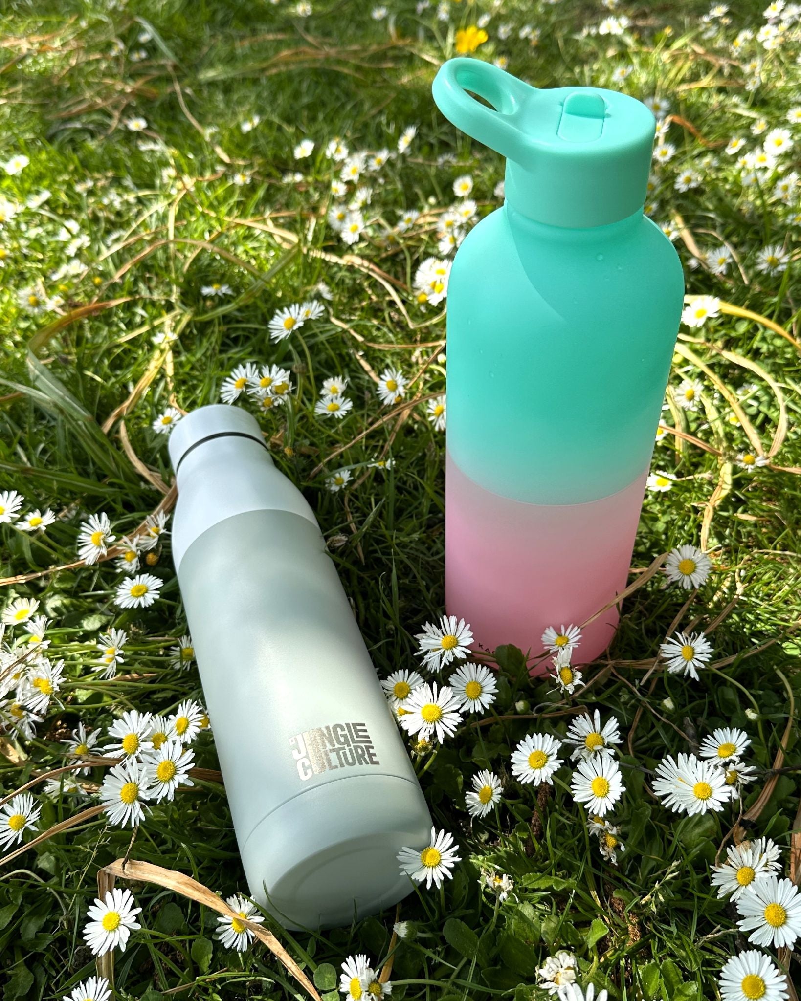 650ml Insulated Reusable Stainless Steel Drinks Bottles - White