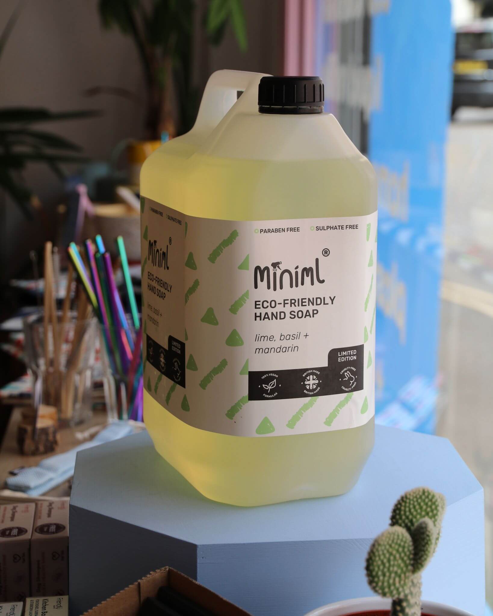 5L Lime, Basil + Mandarin Hand Wash Refill - Miniml