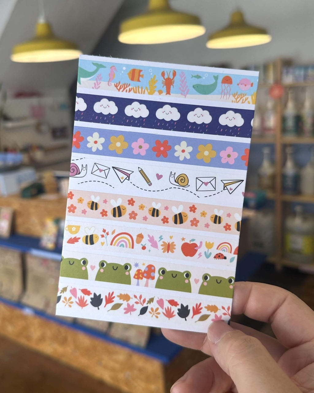 Bee Happy Floral Washi Tapes