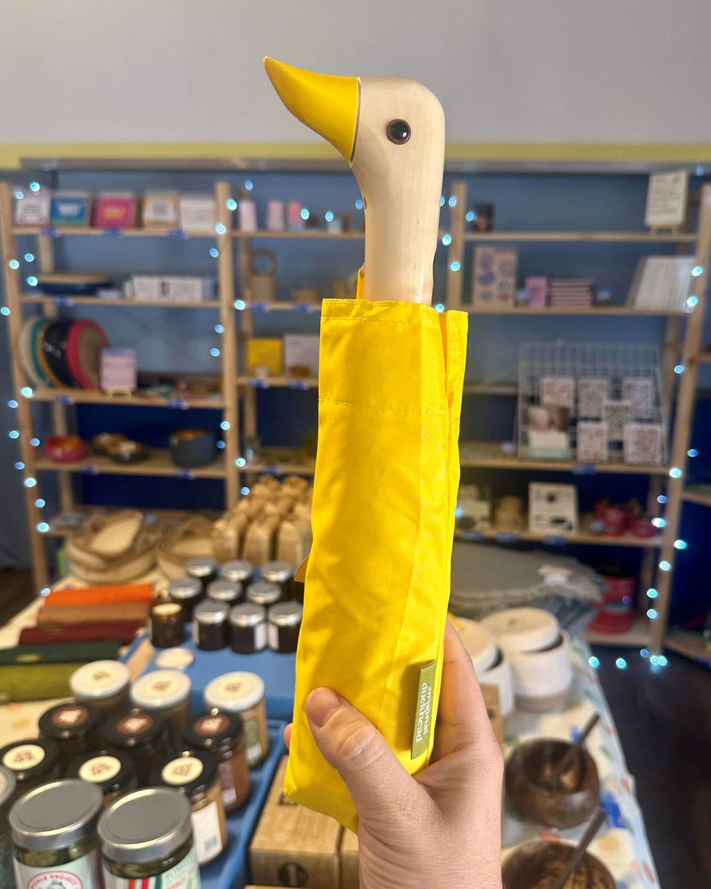 Bright Yellow Duckhead Umbrella