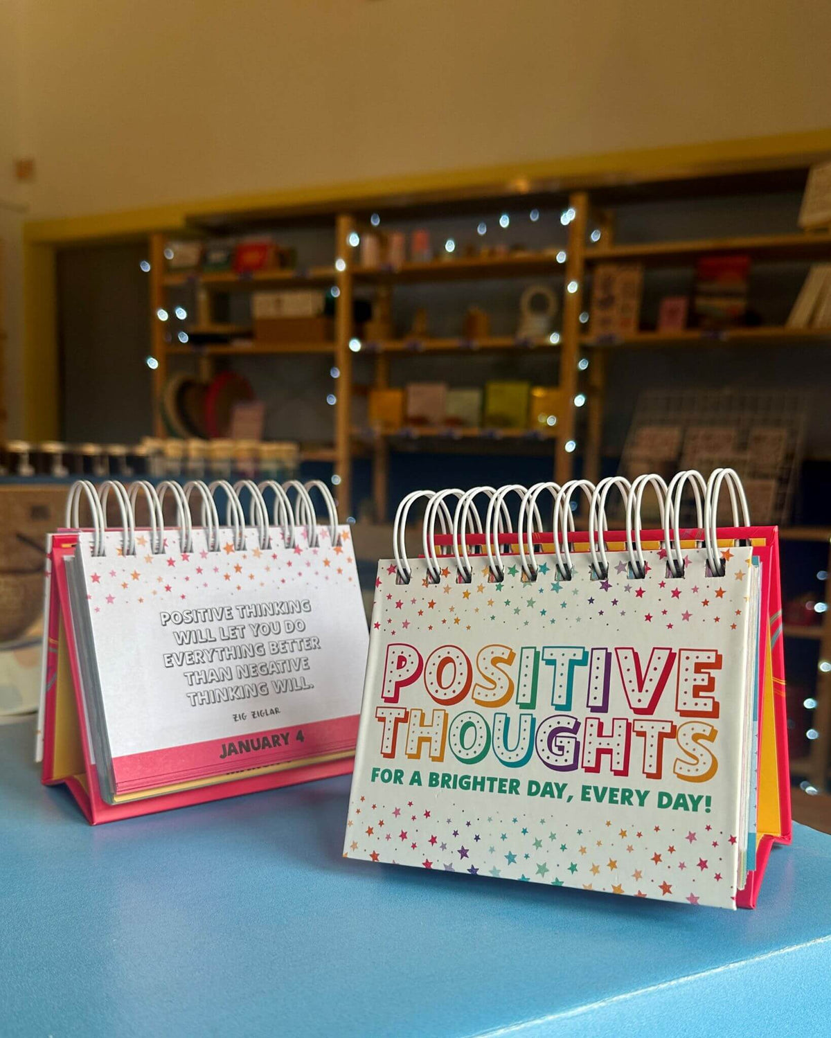 Positive Thoughts Perpetual Desktop Calendar