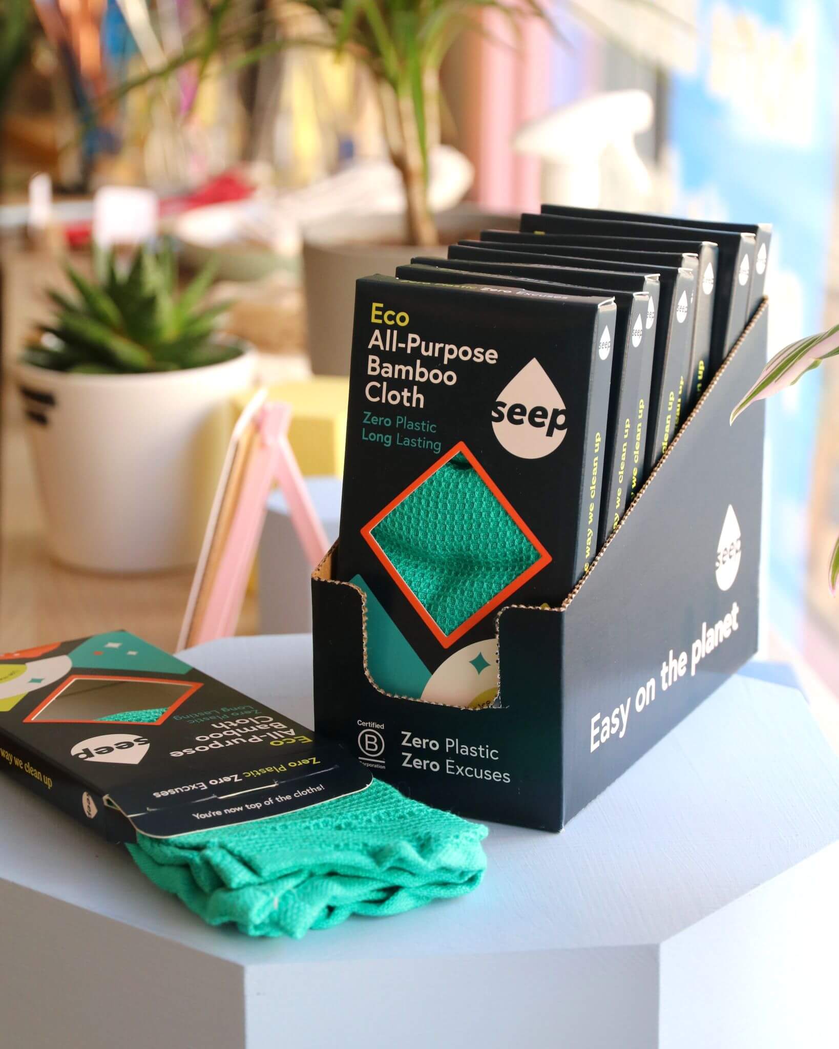 Eco All-Purpose Bamboo Cloth Singles - Seep