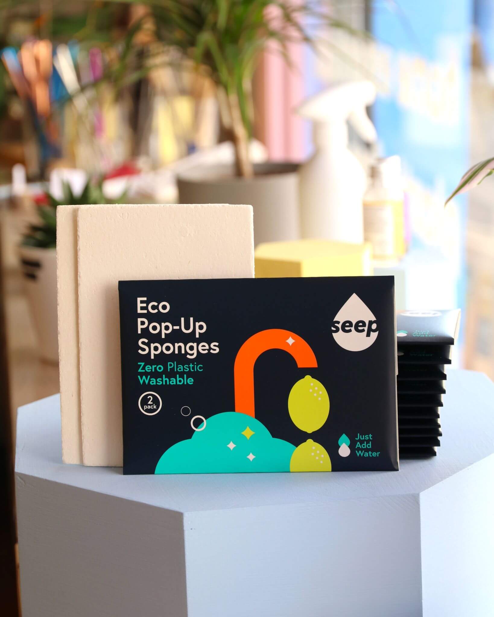 Eco Pop-Up Sponges 2 Packs - Seep