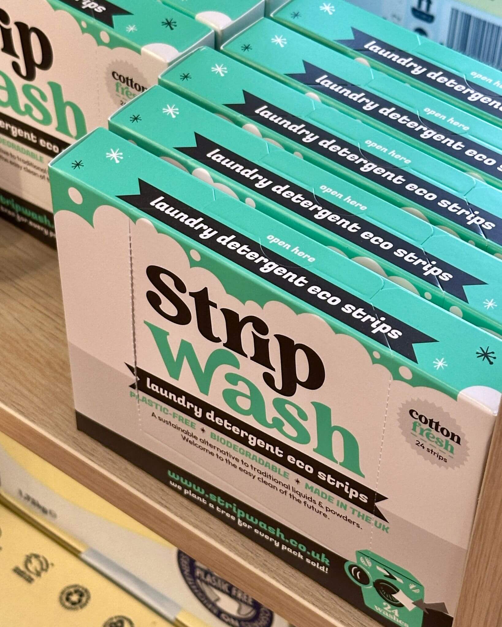 Cotton Fresh Laundry Detergent Eco Strips