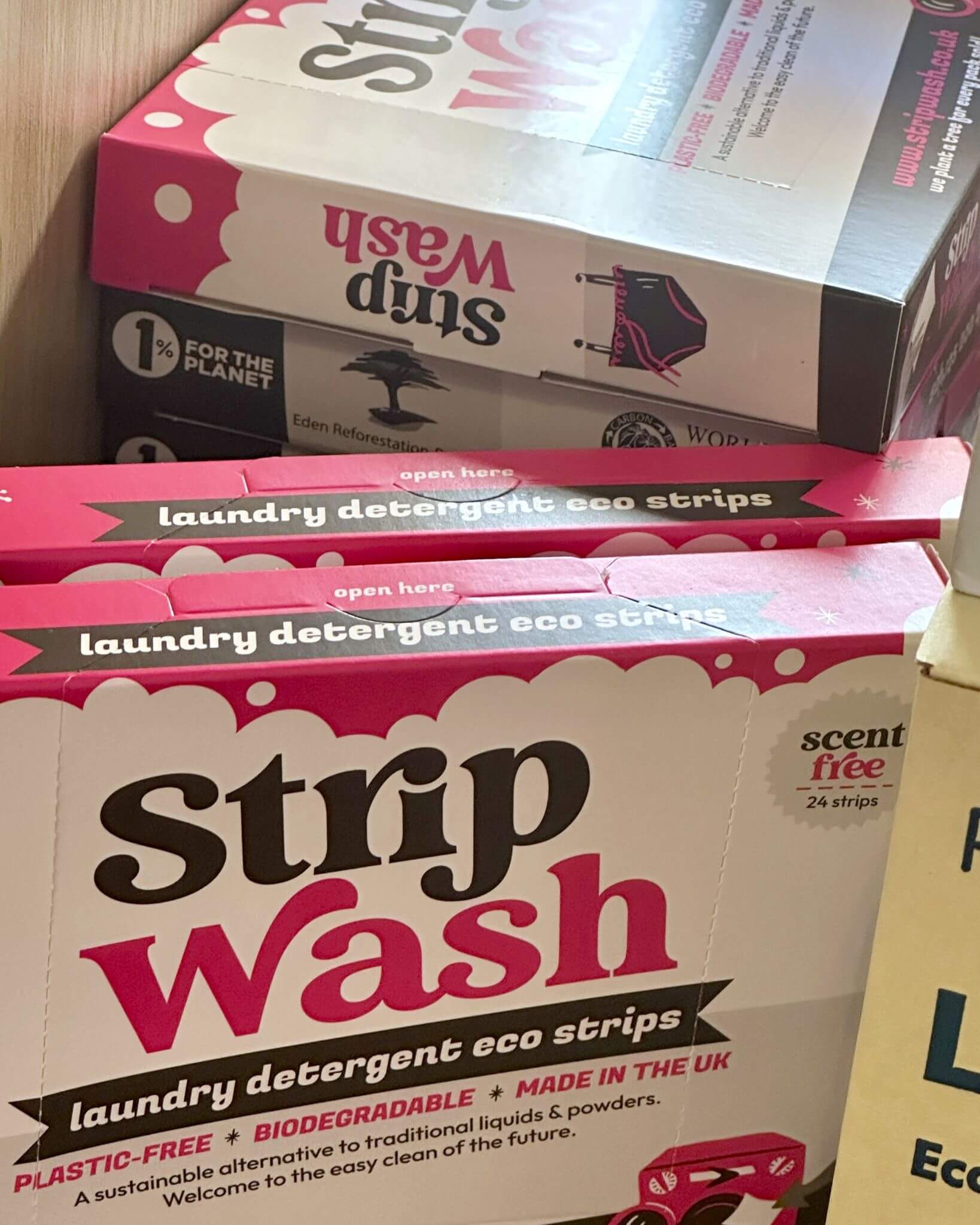 Scent Free Laundry Detergent Eco Strips - Strip Wash