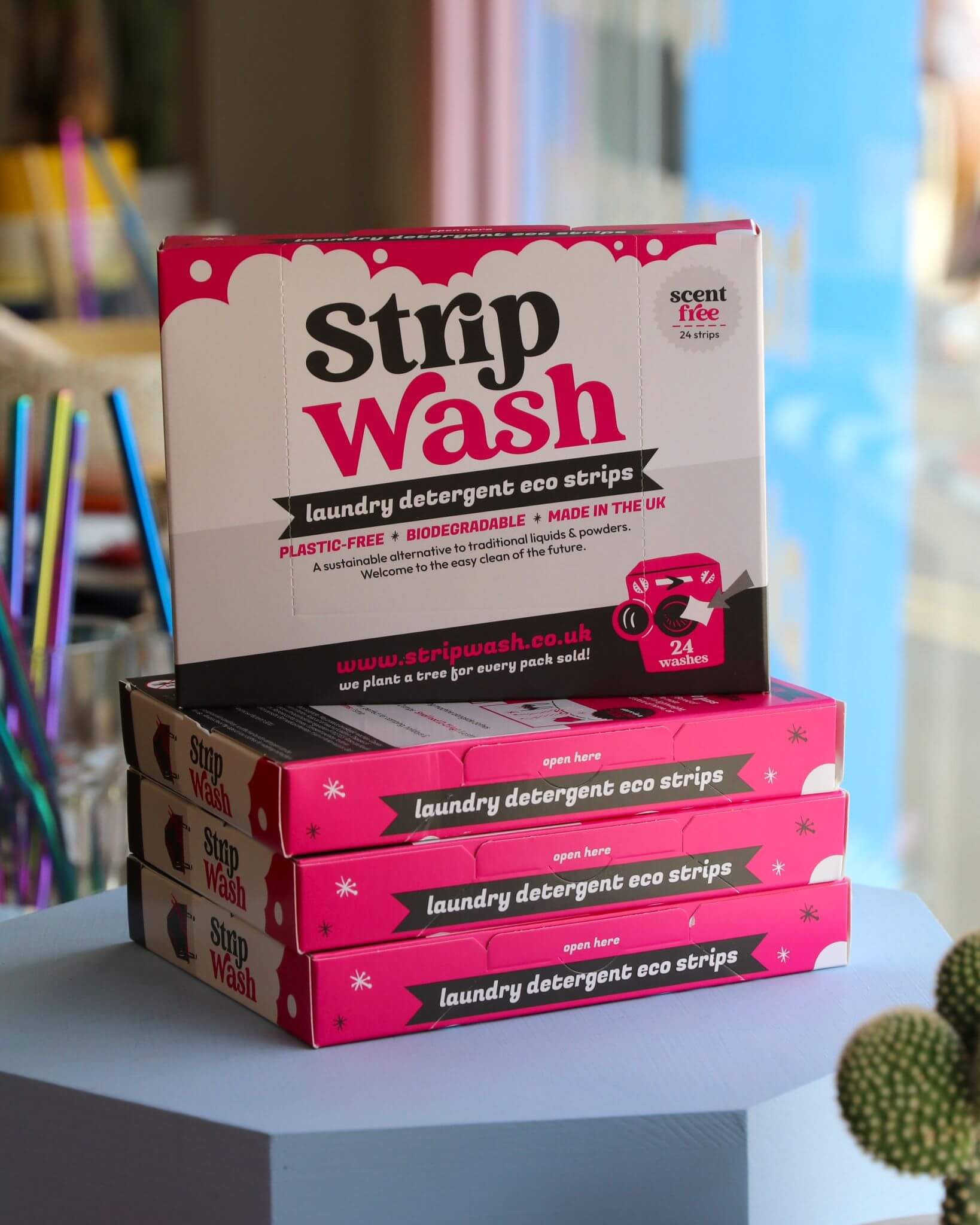 Scent Free Laundry Detergent Eco Strips - Strip Wash